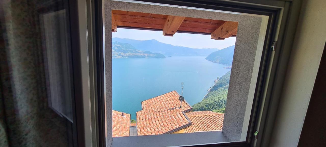 La Villetta In Residence Con Piscina E Vista Lago Parzanica Екстериор снимка